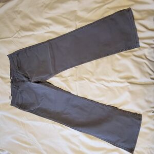 Gray Straight-Fit Dockers Chino Pants